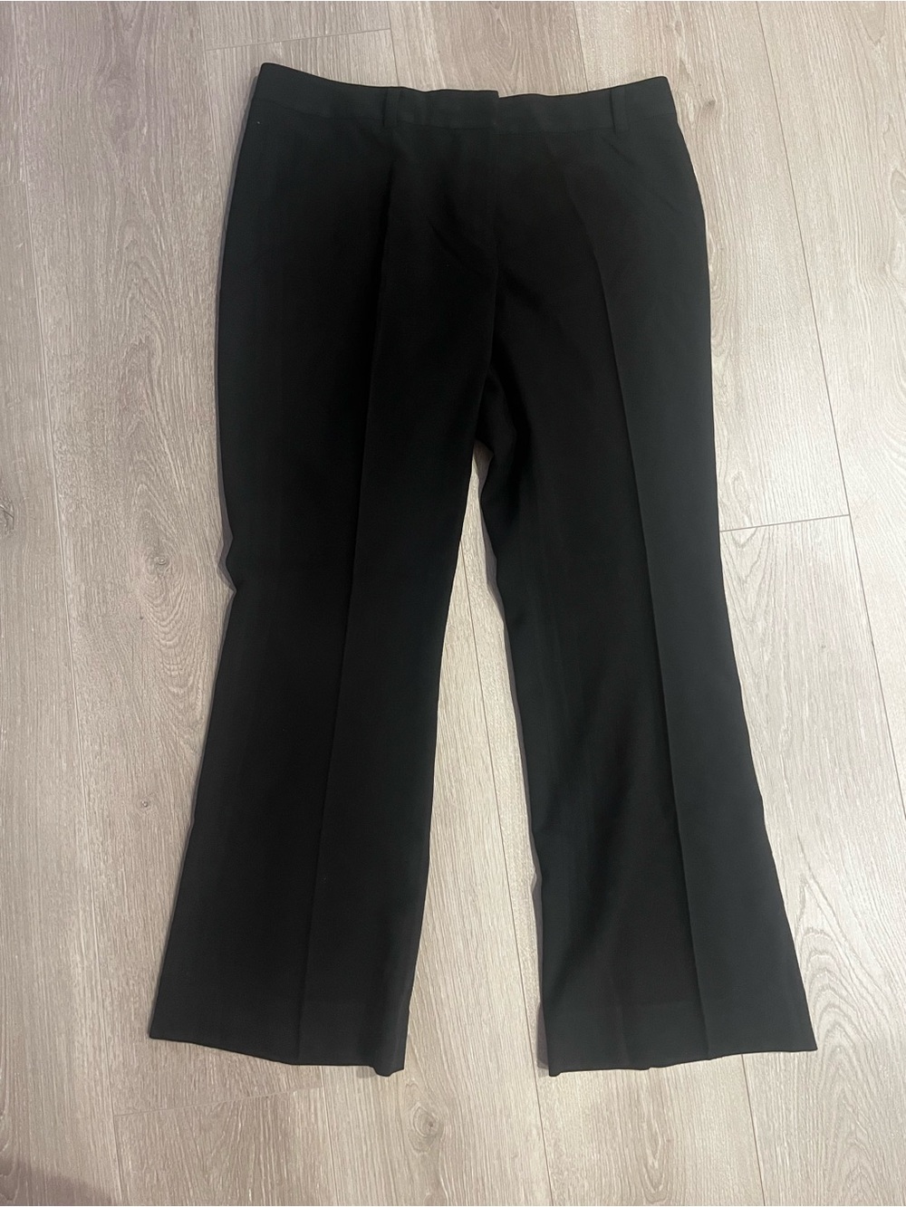 T Tahari Black Boot Cut Dress Pants
